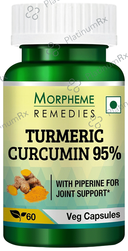Morpheme Turmeric Curcumin 95% Veg Capsules