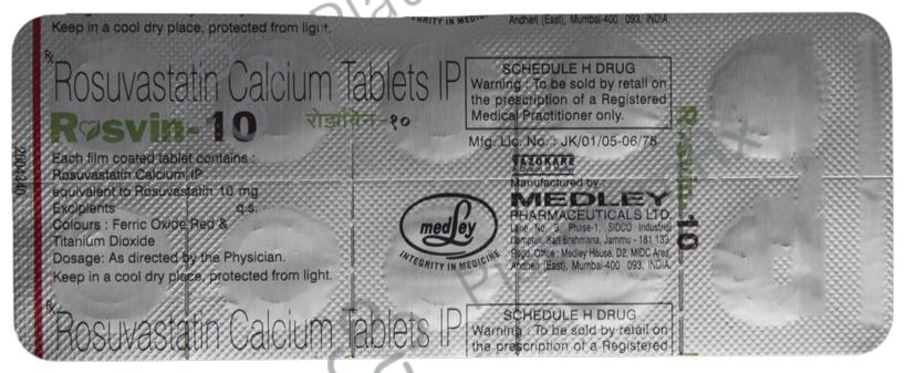 Rosvin 10mg Tablet 10s