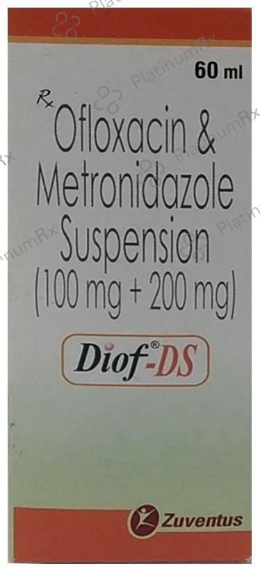 Diof DS 200/100mg Oral Suspension 60ml