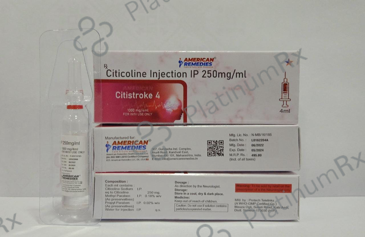 Citistroke 4mg Injection 4ml