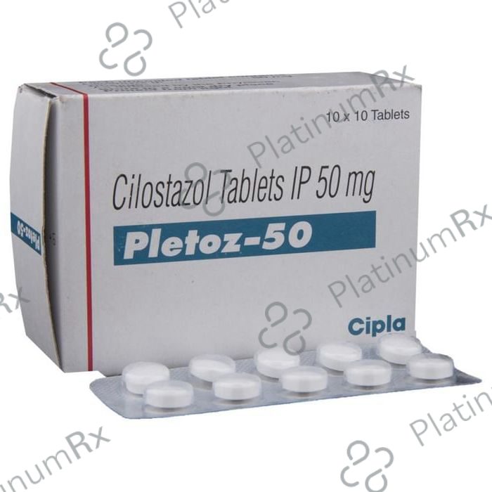 Pletoz 50mg Tablet 10s