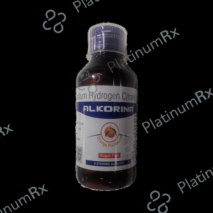 Alkorina Syrup Orange Sugar Free