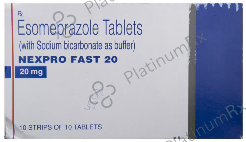 Nexpro Fast 20mg Tablet 10s