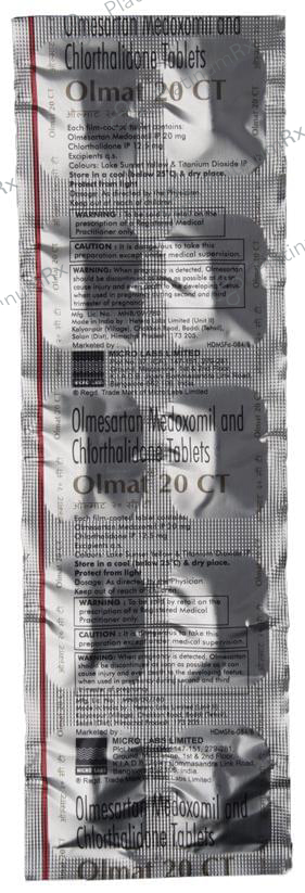Olmat 20 CT Tablet 10 tablets