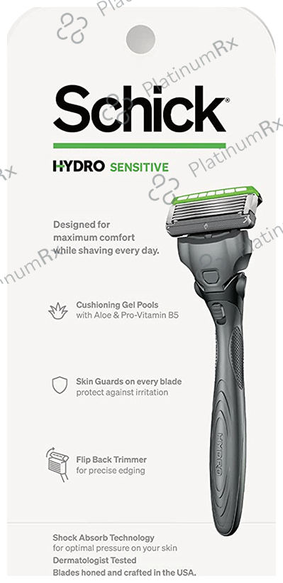 Schick Hydro Sensitive 1 Razor + 2 Cartridges