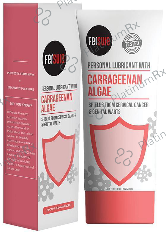 Fersure Personal Lubricant With Carrageenan Algae