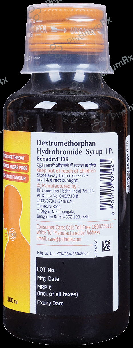 Benadryl DR 15mg Syrup 100ml