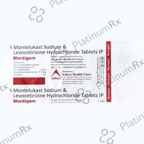 Montigem 5/10mg Tablet 10s