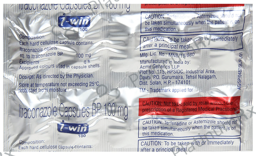 I Win 100mg Capsule 10s