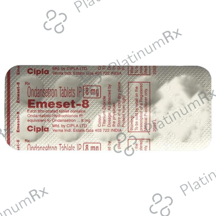 Emeset 8mg Tablet 10s
