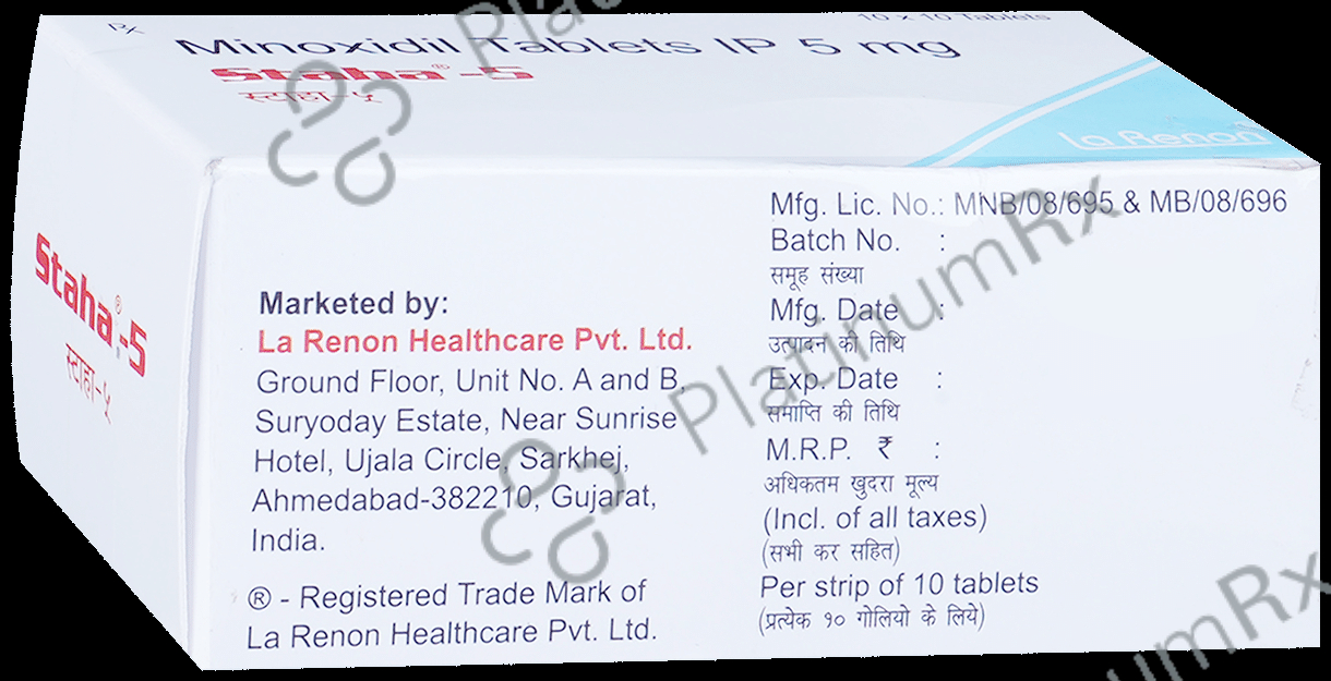 Staha 5mg Tablet