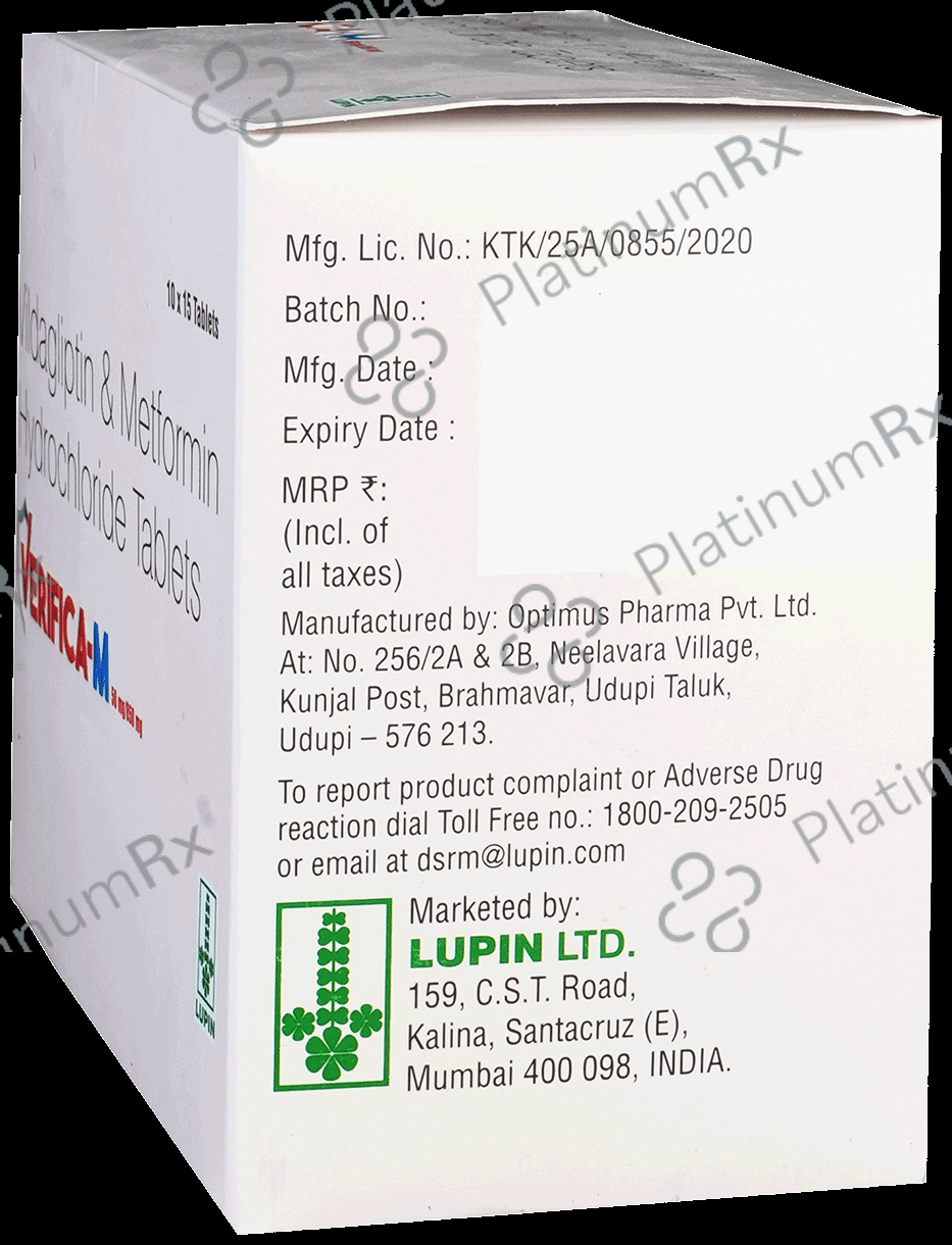 Verifica M 50/850mg Tablet 15s