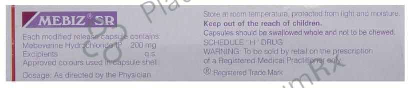 Mebiz 200mg Capsule SR 10s