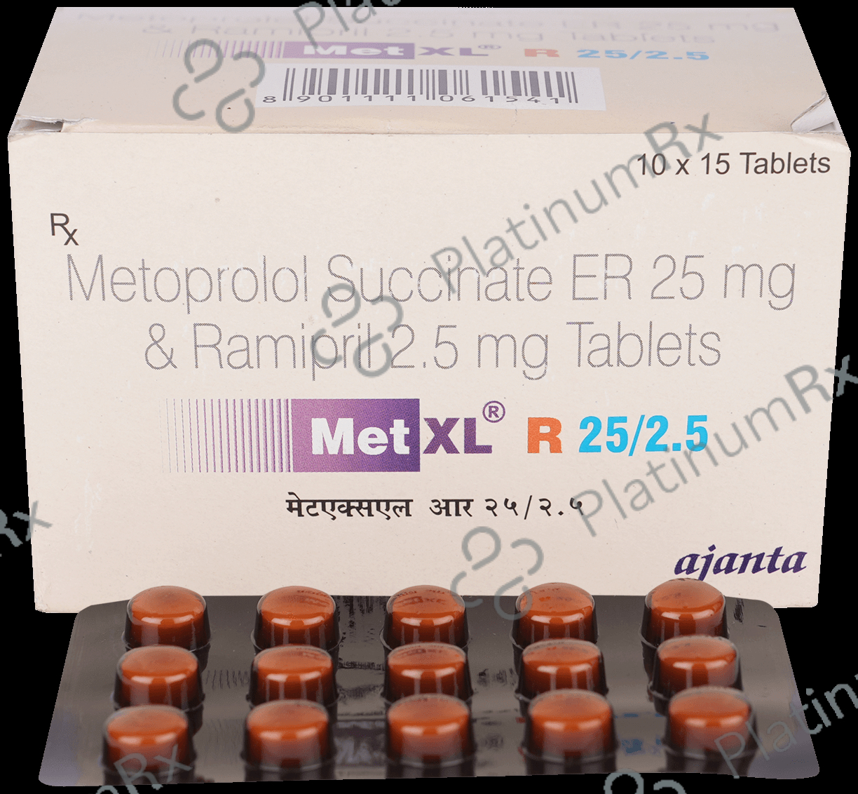Met XL R 25/2.5mg Tablet ER 15s