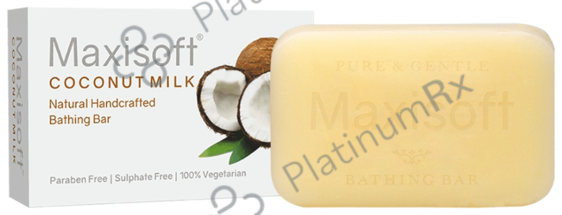 Maxisoft Coconut Milk Bathing Bar (75gm Each) 6 units