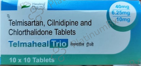 Telmaheal Trio 40/10/6.25 Tablet 10s