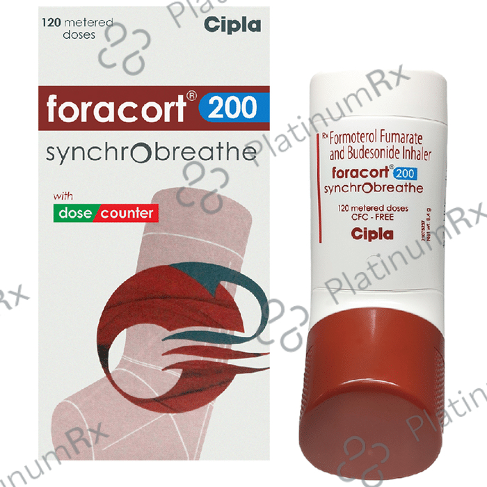 Foracort 200/6mcg Synchrobreathe Inhaler 120MDI