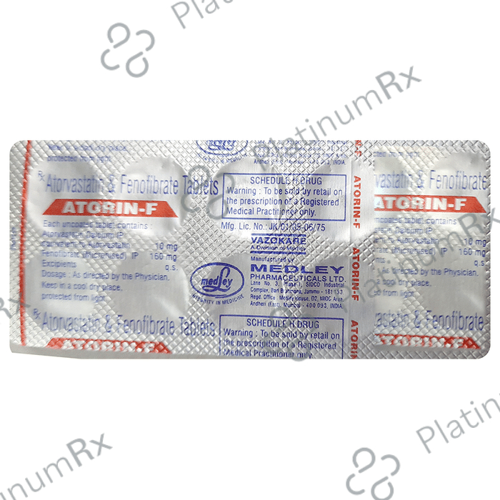 Atorin-F Tablet 10/160