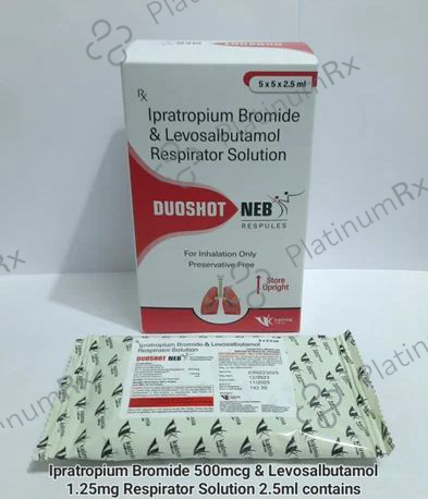 Duoshot Neb 2.5ml 500mcg/1.25mg Respule 25s