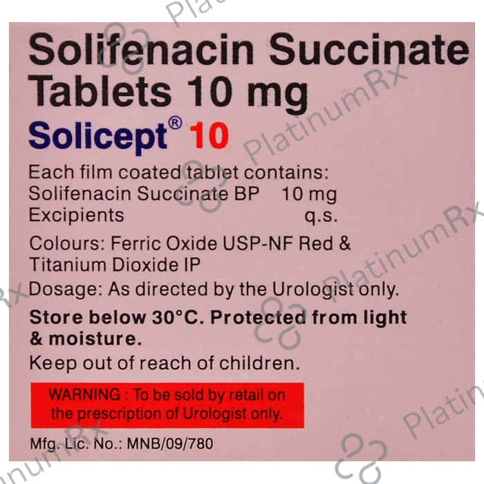Solicept 10mg Tablet 15s
