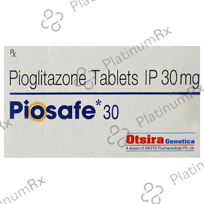 Piosafe 30mg Tab 10s