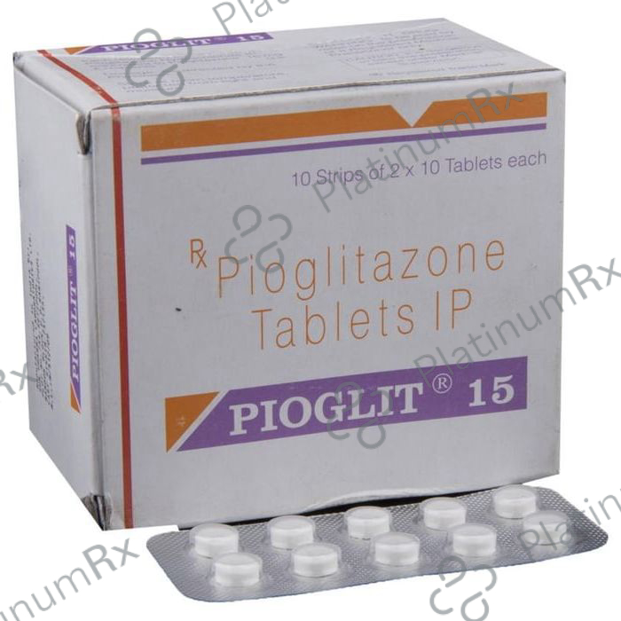 Pioglit 15mg Tablet 10s