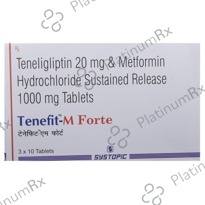 Tenefit M Forte 1000/20mg Tablet SR 10s