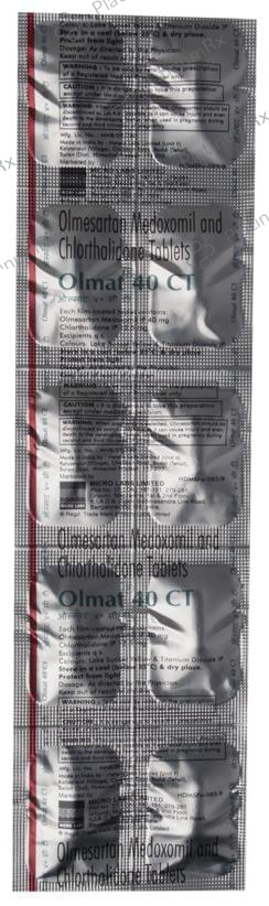 Olmat 40 CT Tablet 10 tablets