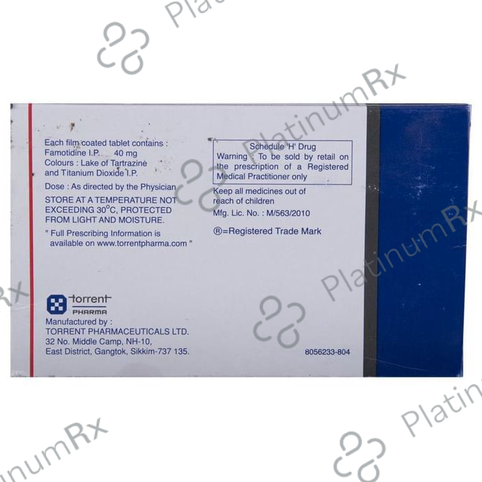 Topcid 40mg Tablet 14s