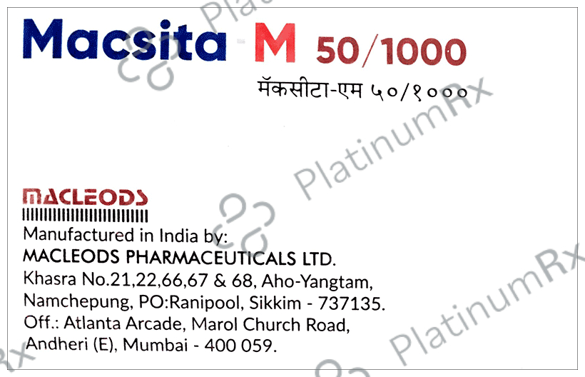 Macsita-M 50/1000 Tablet