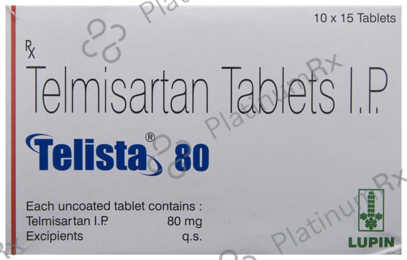 Telista 80mg Tablet 15s