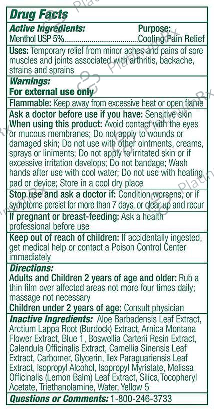 Biofreeze Professional Menthol Pain Relief Gel