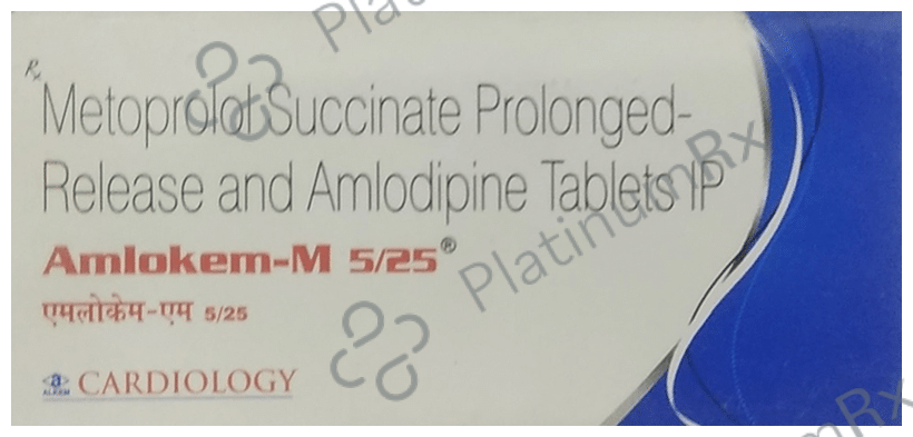 Amlokem M 5mg/25mg Tablet