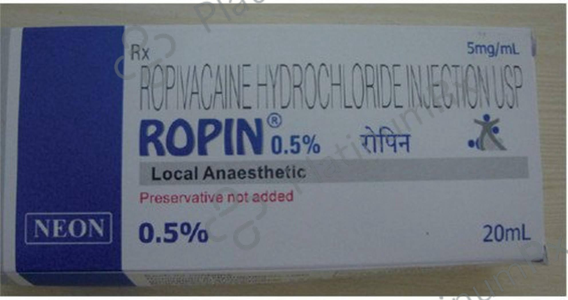 Ropin 0.50% Injection 20ml