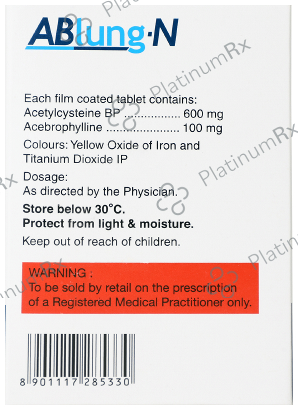 Ablung N 100/600mg Tablet 15s