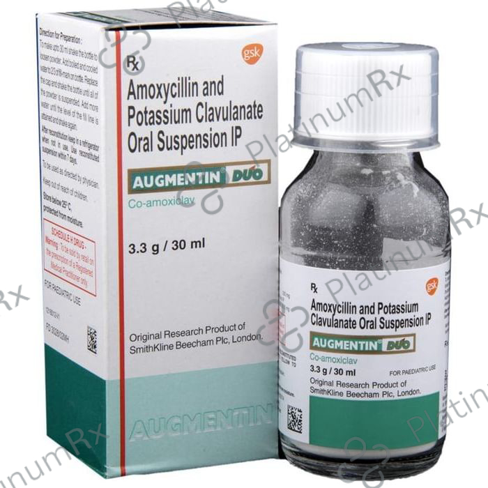 Augmentin Duo 228.5mg Oral Suspension 30ml