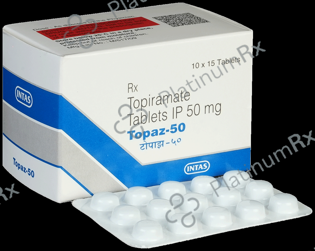 Topaz 50mg Tablet 15s