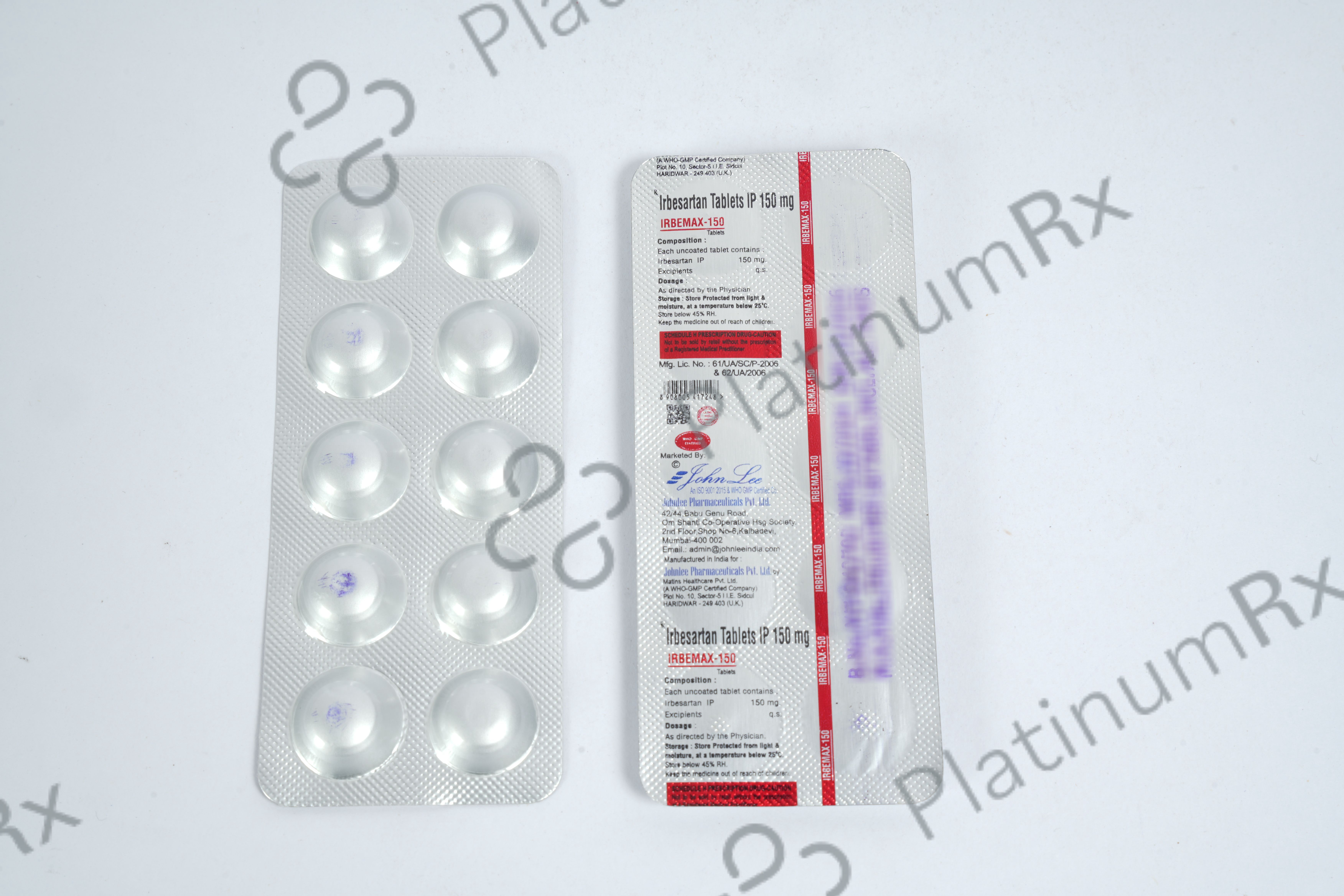 Irbemax 150mg Tablet 10s