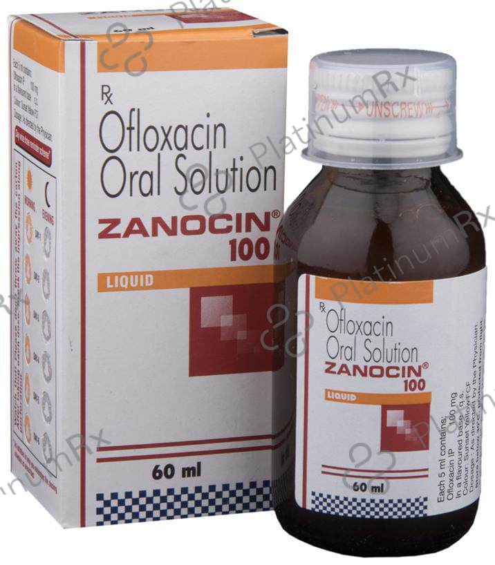 Zanocin 100mg Liquid 60ml