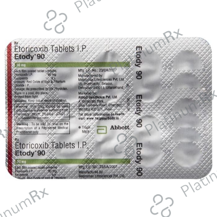 Etody 90mg Tablet 10s