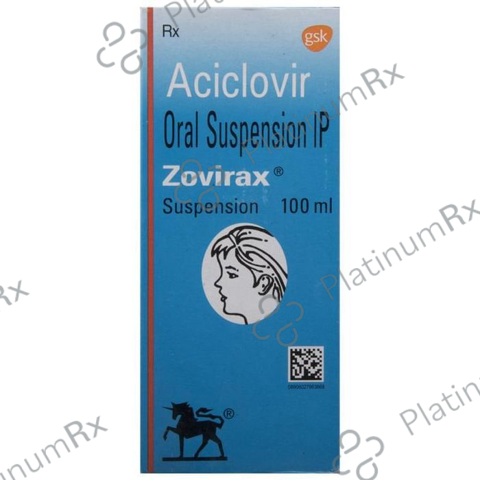 Zovirax 400mg Oral Suspension 100ml