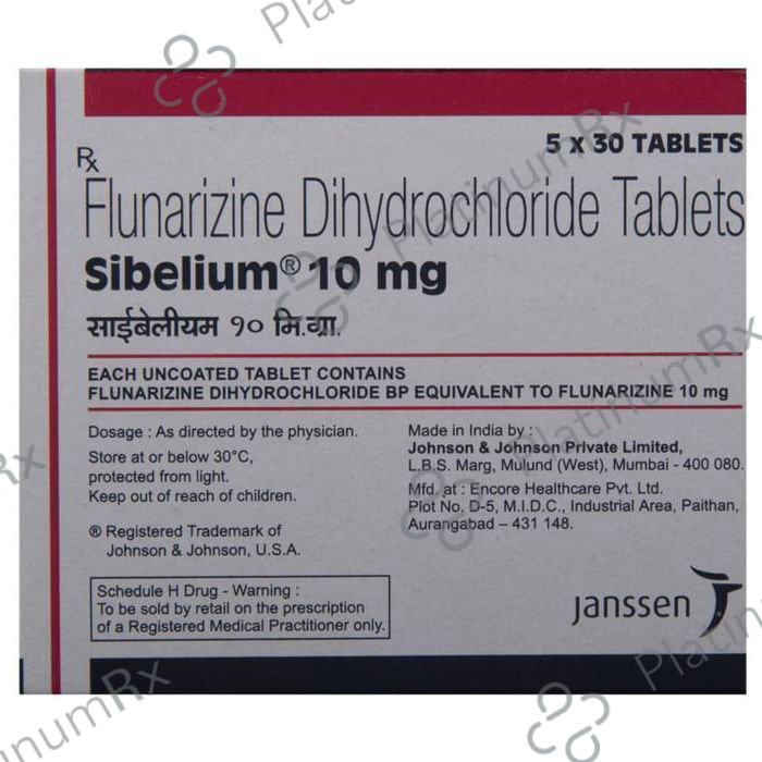 Sibelium 10mg Tablet 30s