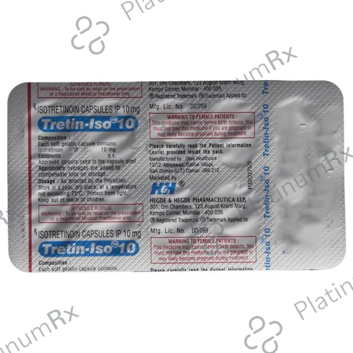 Tretin Iso 10mg Capsule 10s