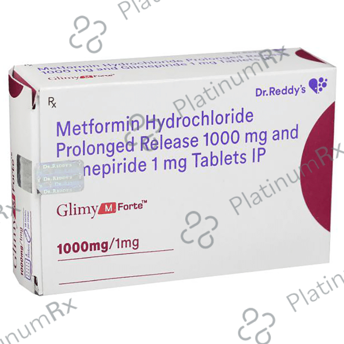 Glimy M1 Forte 1/1000mg Tablet PR 10s