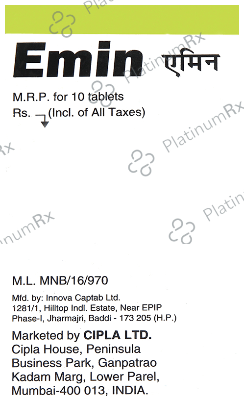 Emin 25mg Tablet