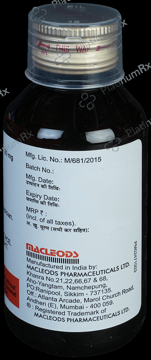 Rapitus 30mg Syrup 100ml