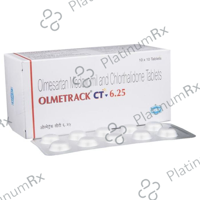 Olmetrack CT 20/6.25mg Tablet 10s