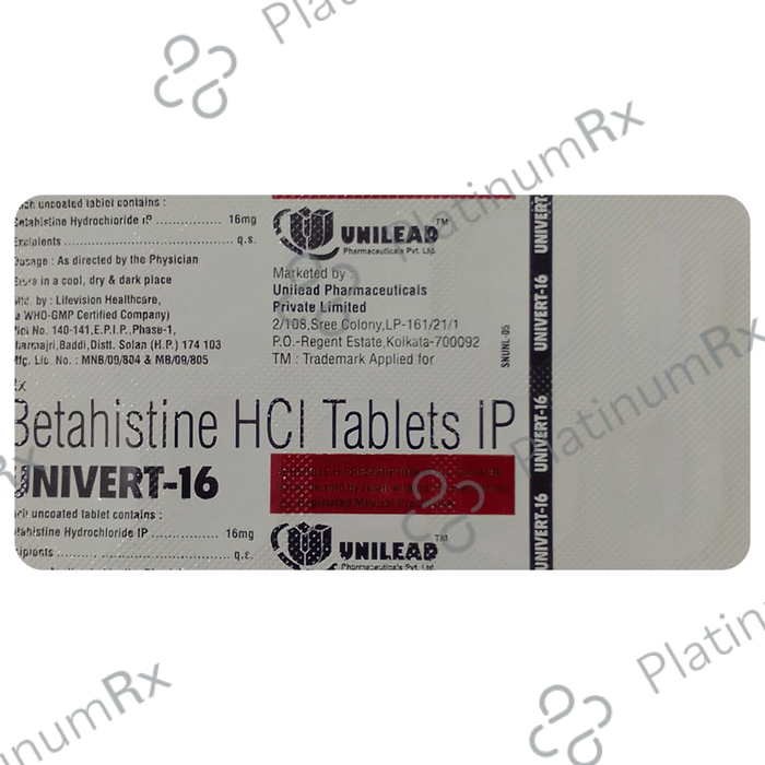 Univert 16 Tablet