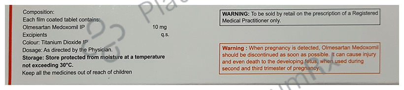 Olmin 10mg Tablet 10s