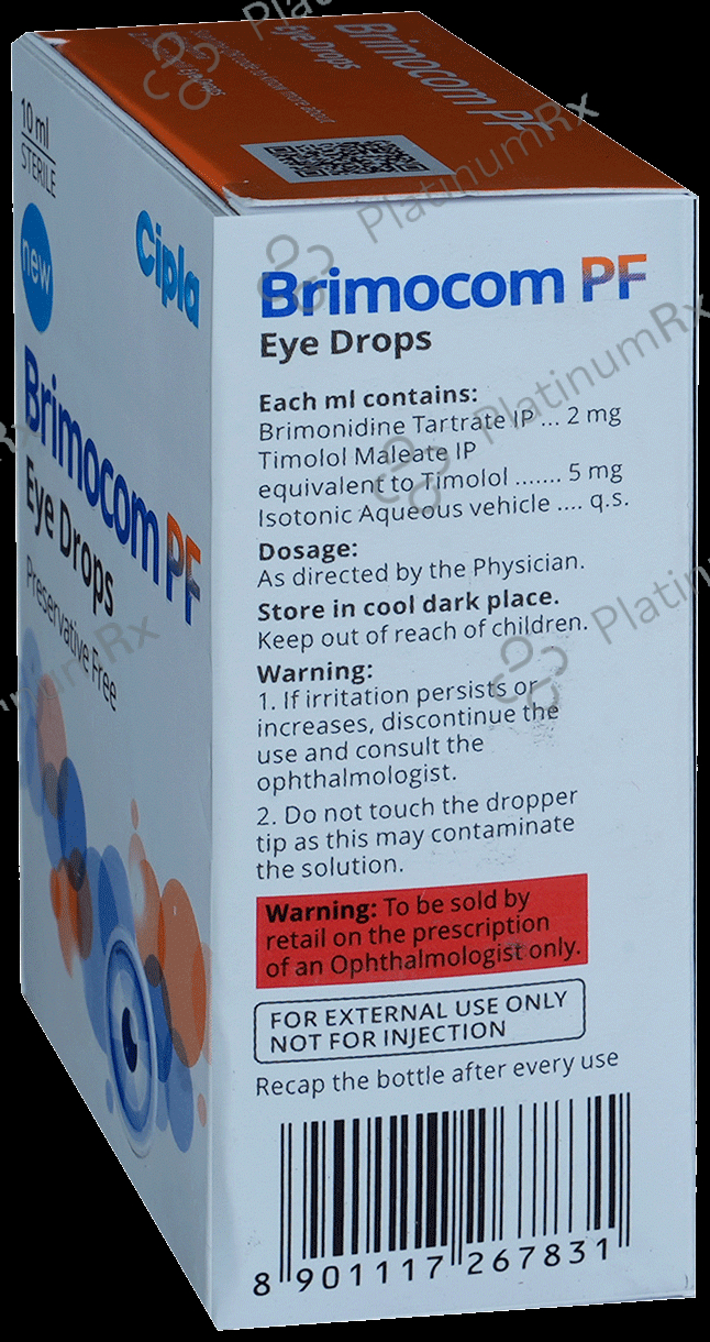 Brimocom PF Eye Drop 10 ml Ophthalmic Solution